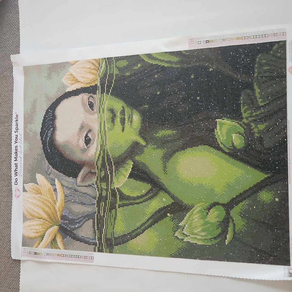 COMPLETED Diamond art Akemi 51x71cm